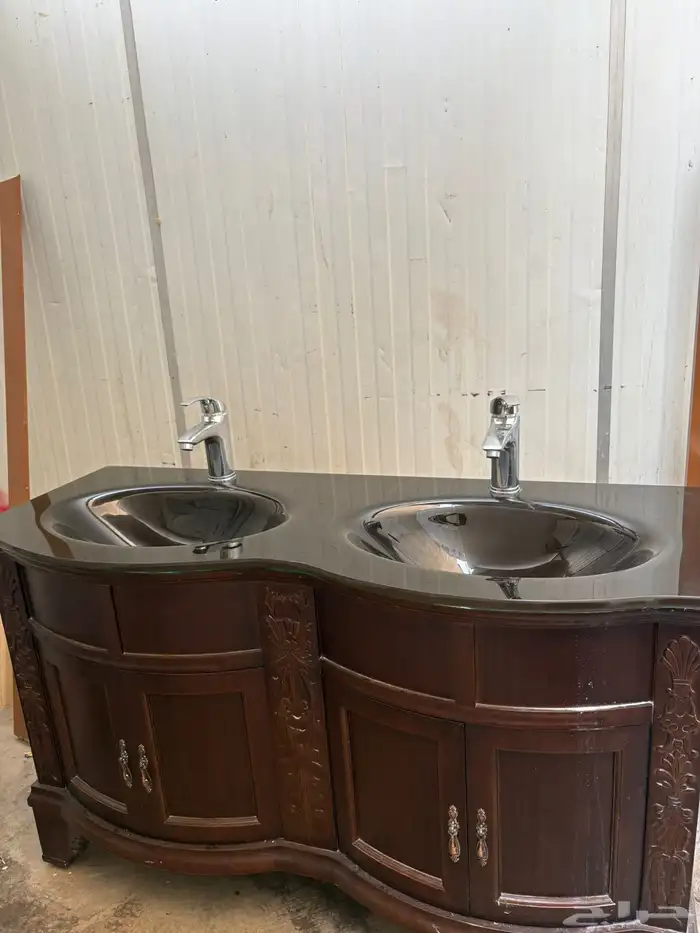 مغسله مع مرايتها 4