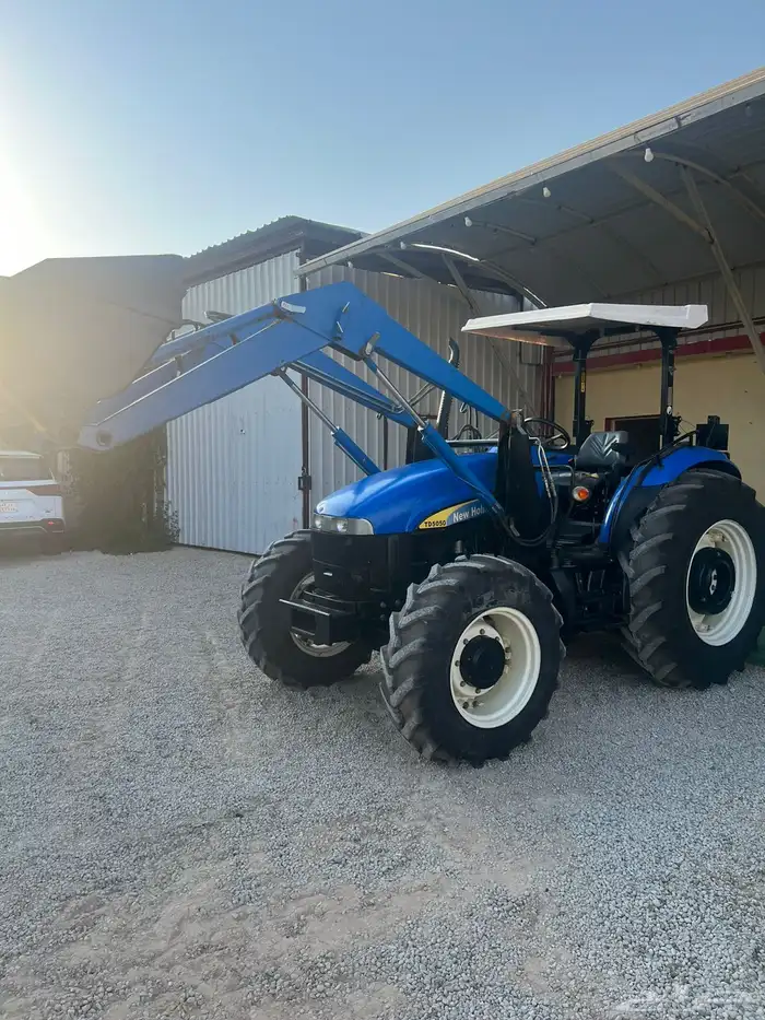 حراثه فيات نيهولند 100 حصان شبه جديده معدات زراعية 2