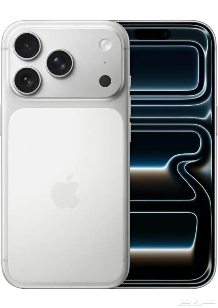 ايفون 17pro لون فضي 256GB جديد بكرتونه 0