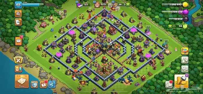 تاون 17 كلاش اوف كلانس لدعم ب 85 0