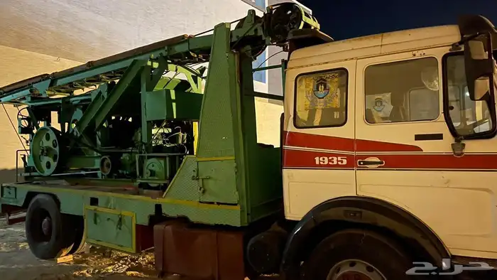 حفار للبيع ألبي موديل 1993 نقل خاص محدد وفحوص ومأمن 1