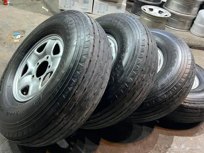 جنوط ديازل جيب لاند كروزر اصلي مع كفرات بالون 900.16 ت22 6