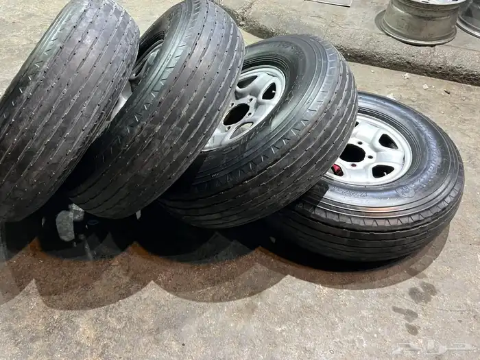 جنوط ديازل جيب لاند كروزر اصلي مع كفرات بالون 900.16 ت22 4