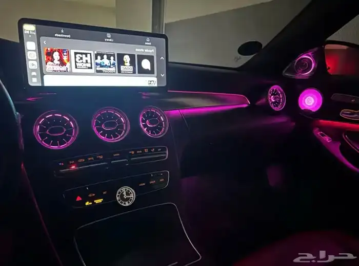 شاشه كار بلي مرسيدس c300 2015 الي 2021 1