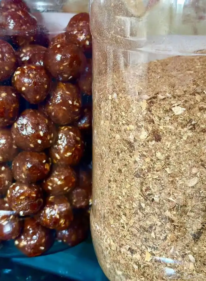 بوكس النفاس قشر وتمر وبذاير وبخور النفاس 1