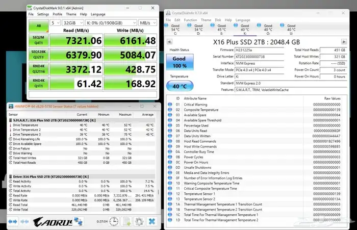 ( تم البيع الله يبارك لراعية )M.2 2TB 7200Mbps 3