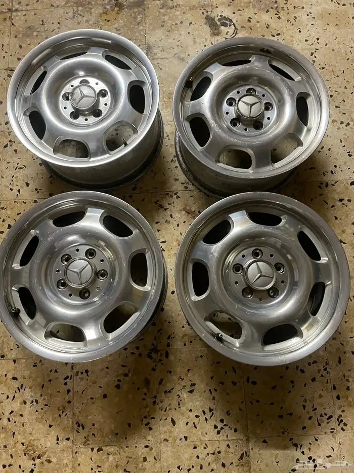 جنوط مرسيدس طقم مقاس 16 اصلي وكاله 5