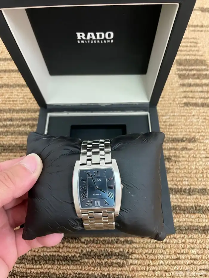 ساعة رادو فلورنس مربع رجالي اخت الجديده 23