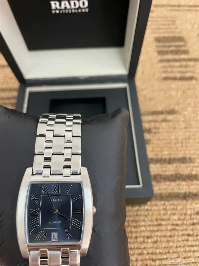 ساعة رادو فلورنس مربع رجالي اخت الجديده 21