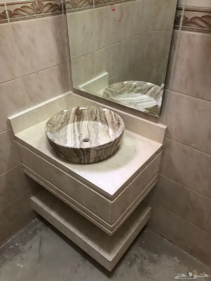مغاسل رخام طبيعي وصناعة ومطبخ وطولات 0