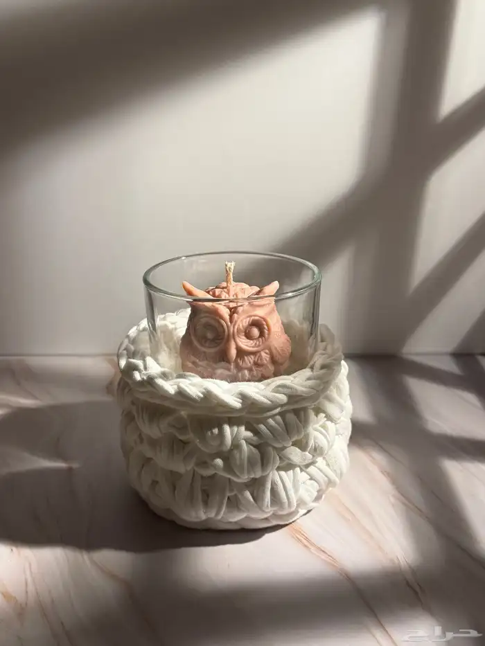 شمعة مصبوبة يدوي ا 13