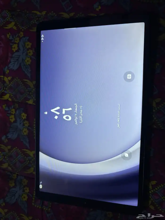 ايباد Galaxy TabA9 جميع اغراضه معه استخدام 5 ايام فقط 0