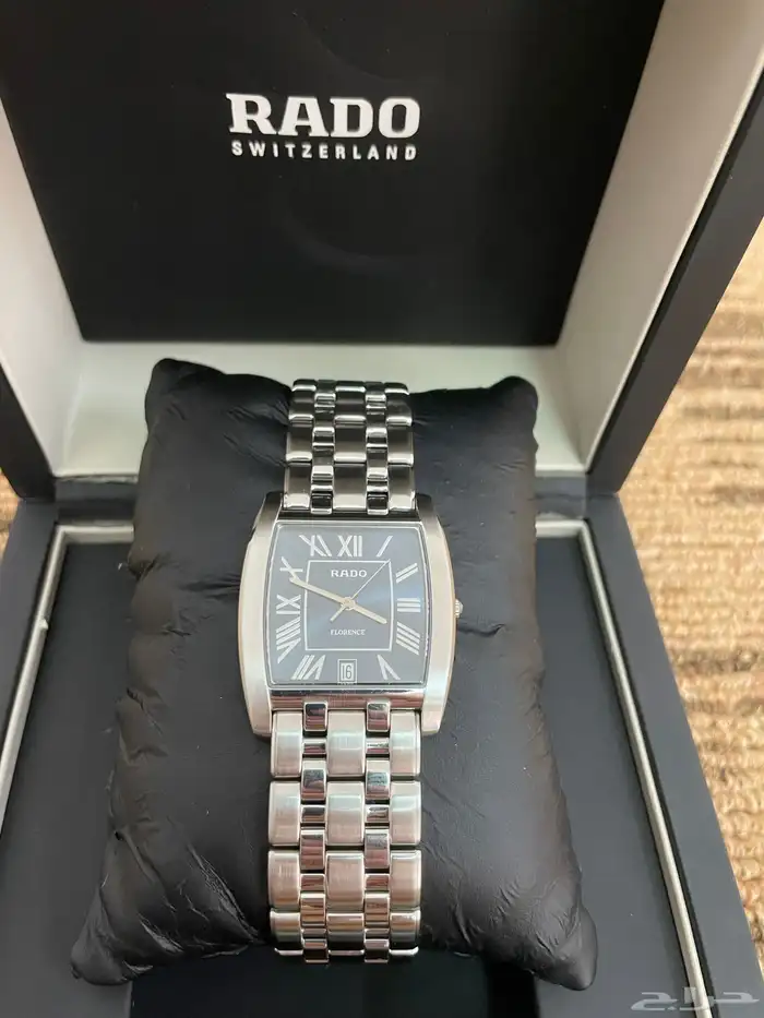 ساعة رادو فلورنس مربع رجالي اخت الجديده 4