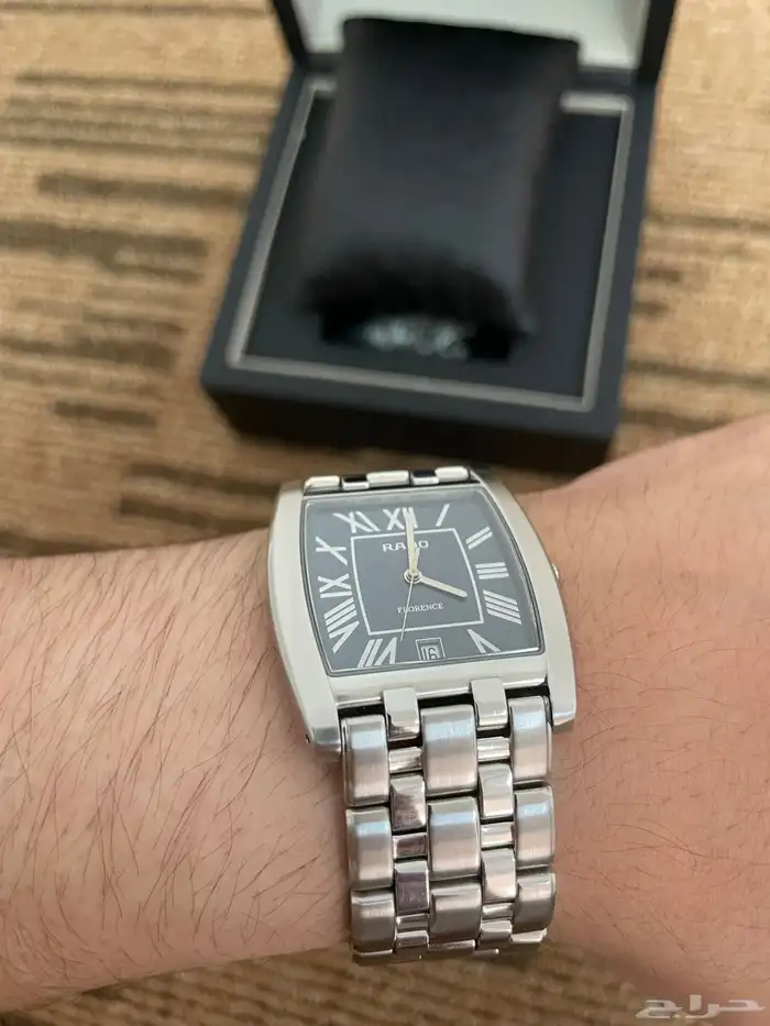 ساعة رادو فلورنس مربع رجالي اخت الجديده 47