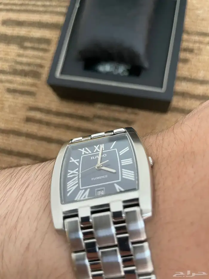 ساعة رادو فلورنس مربع رجالي اخت الجديده 50