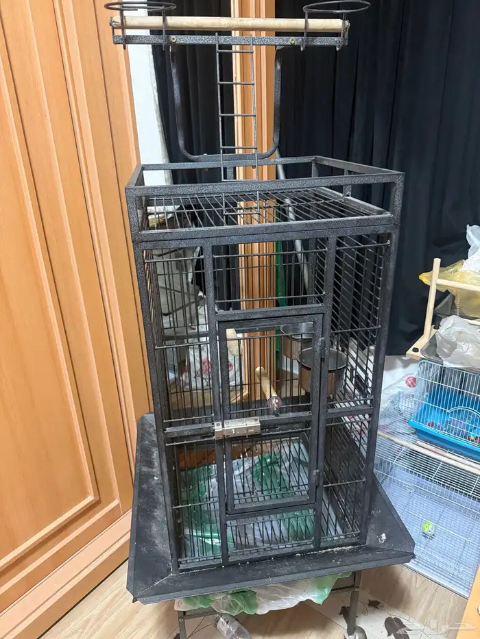 قفص طيور كبير شبه جديد 0