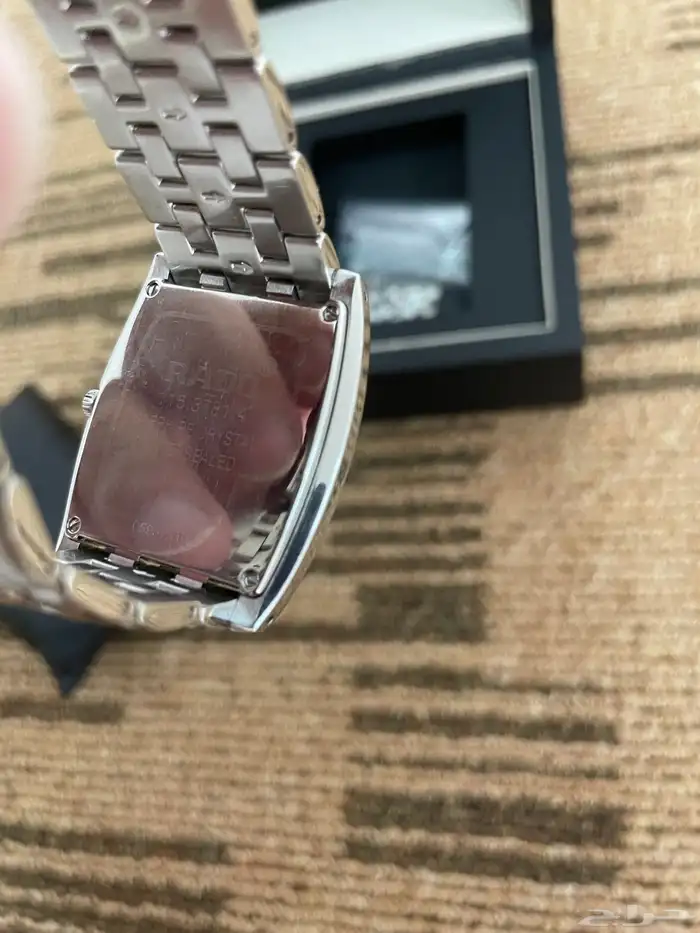 ساعة رادو فلورنس مربع رجالي اخت الجديده 37