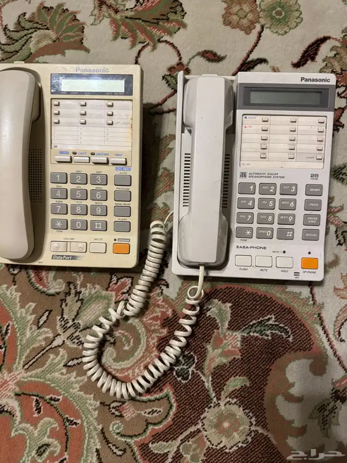 هاتفين باناسونيك مكتبيين بحالة جيدة (الاثنين شغالين) 1