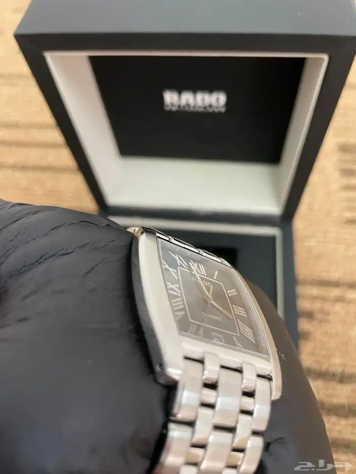 ساعة رادو فلورنس مربع رجالي اخت الجديده 35