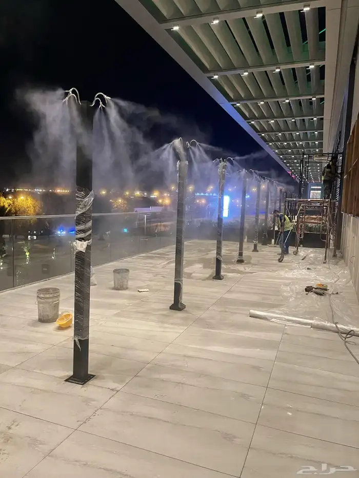 ضباب ورذاذ لتبريد الاجواء والجلسات الخارجية 0