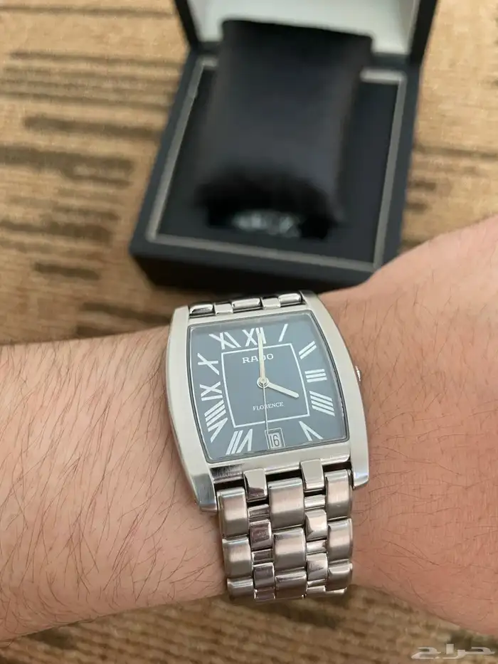 ساعة رادو فلورنس مربع رجالي اخت الجديده 46