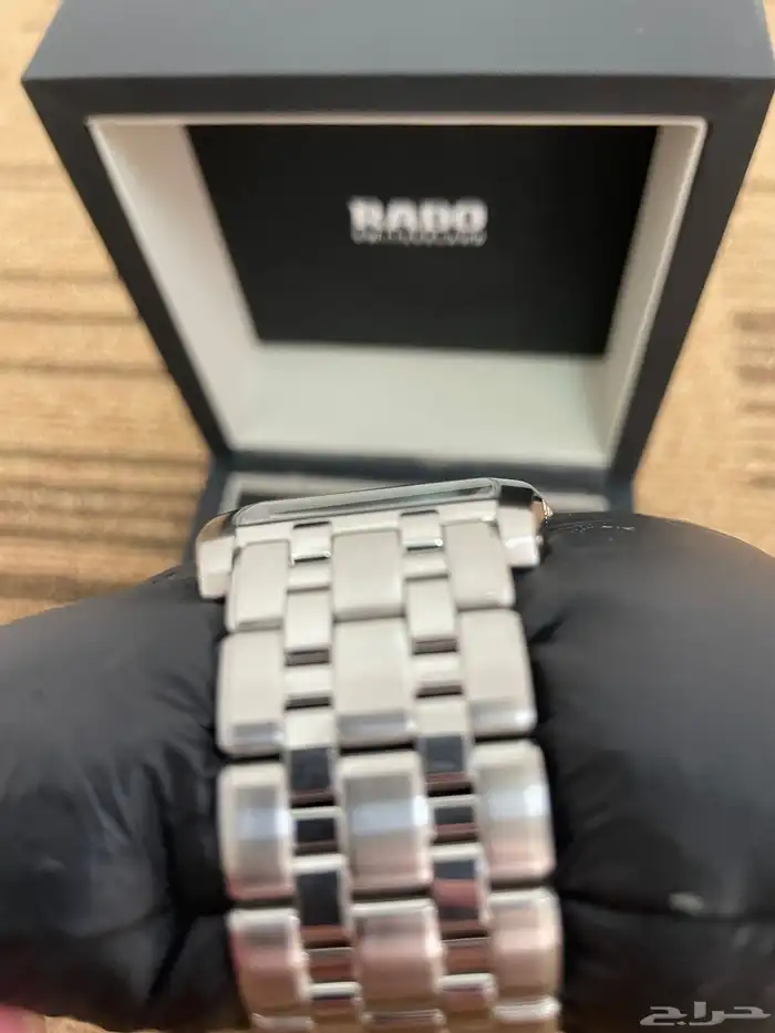 ساعة رادو فلورنس مربع رجالي اخت الجديده 34