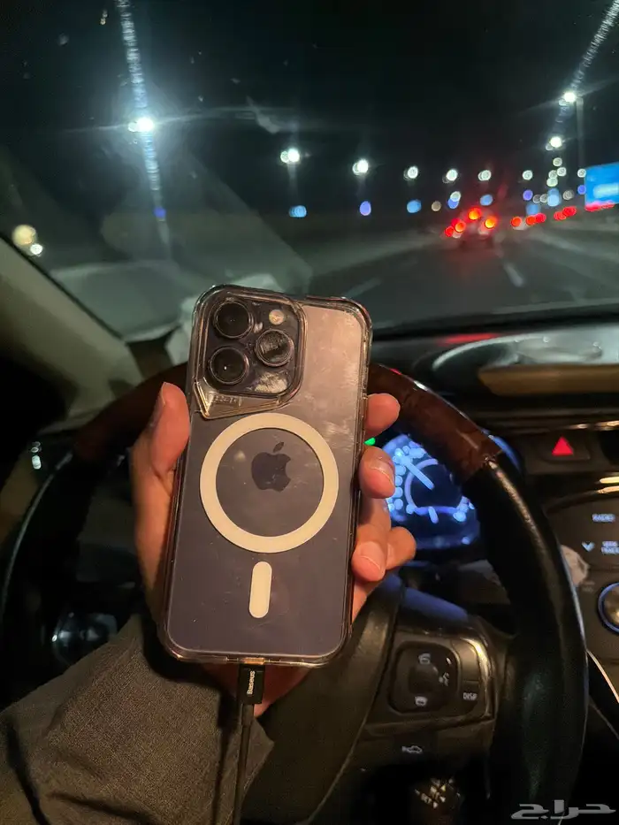 آيفون 14 برو 256 بطارية 75   لون بنفسجي 1