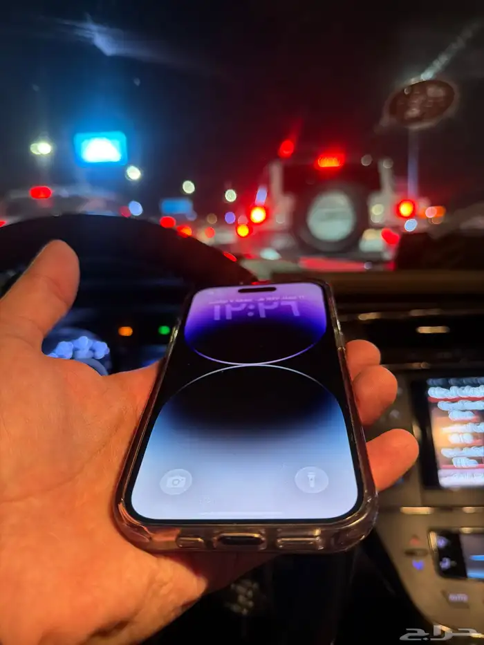 آيفون 14 برو 256 بطارية 75   لون بنفسجي 2