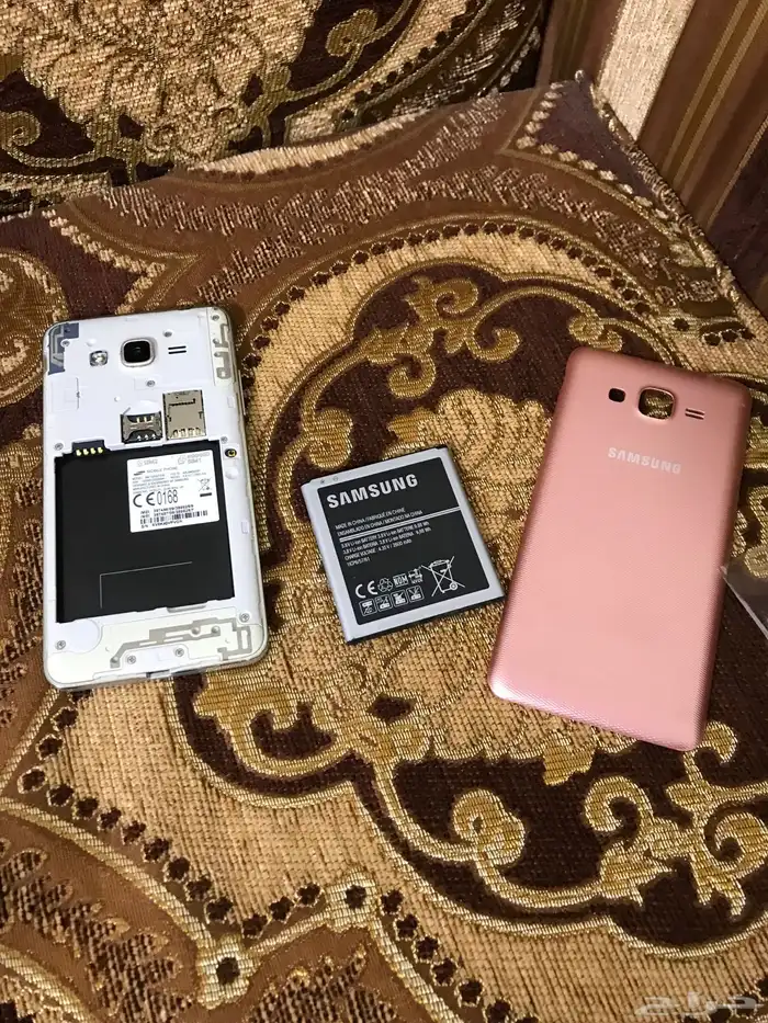 جوال سامسونج Duos القديم الاصلي - وكالة - لون وردي 2