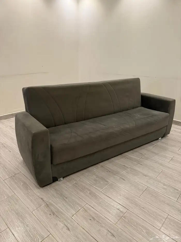 كنب مستخدم يتحول لسرير مع مخزن 0