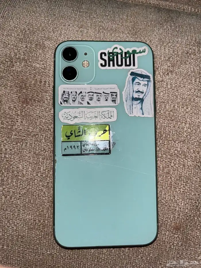 ايفون 11 عادي اخضر 128 قيقا البطاريه 75 0