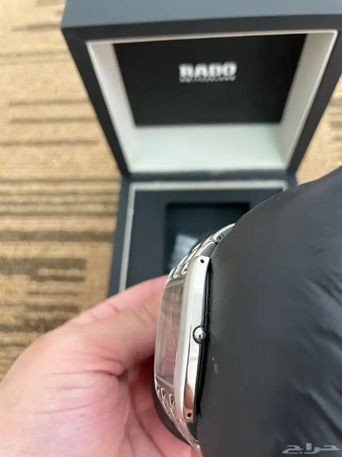 ساعة رادو فلورنس مربع رجالي اخت الجديده 25