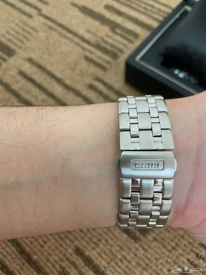 ساعة رادو فلورنس مربع رجالي اخت الجديده 53