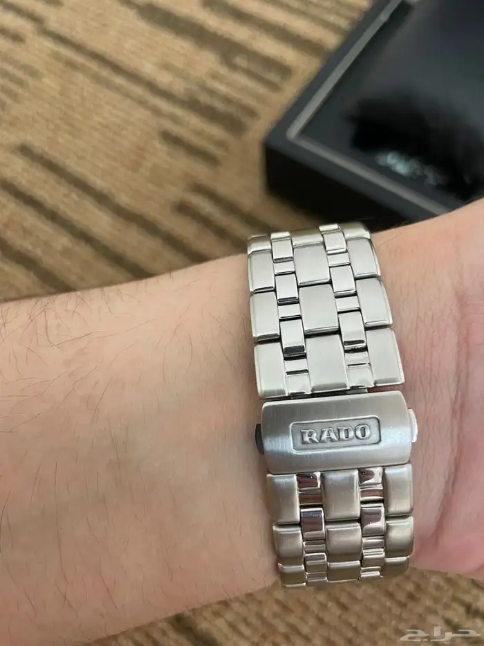 ساعة رادو فلورنس مربع رجالي اخت الجديده 52