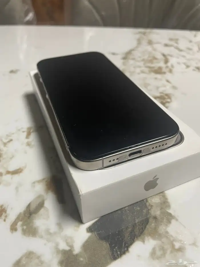 آيفون 16 برو لون تيتانيوم 128 جيجا اخو الجديد بطارية 100 3