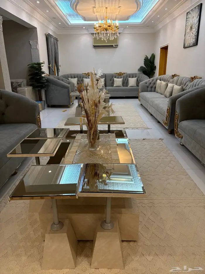 للبيع كنب مجلس نسائي فاخر كامل 7