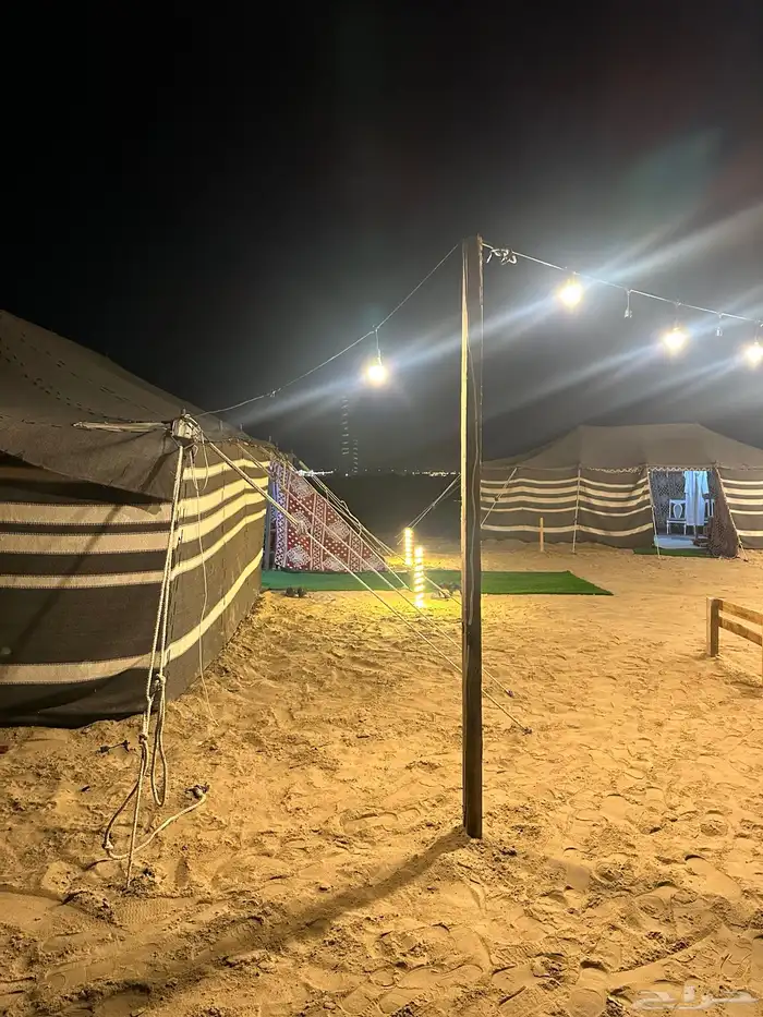 (مخيم السمر) قريب جدا بعد محطة بترو هلا اول كبري يسر 5