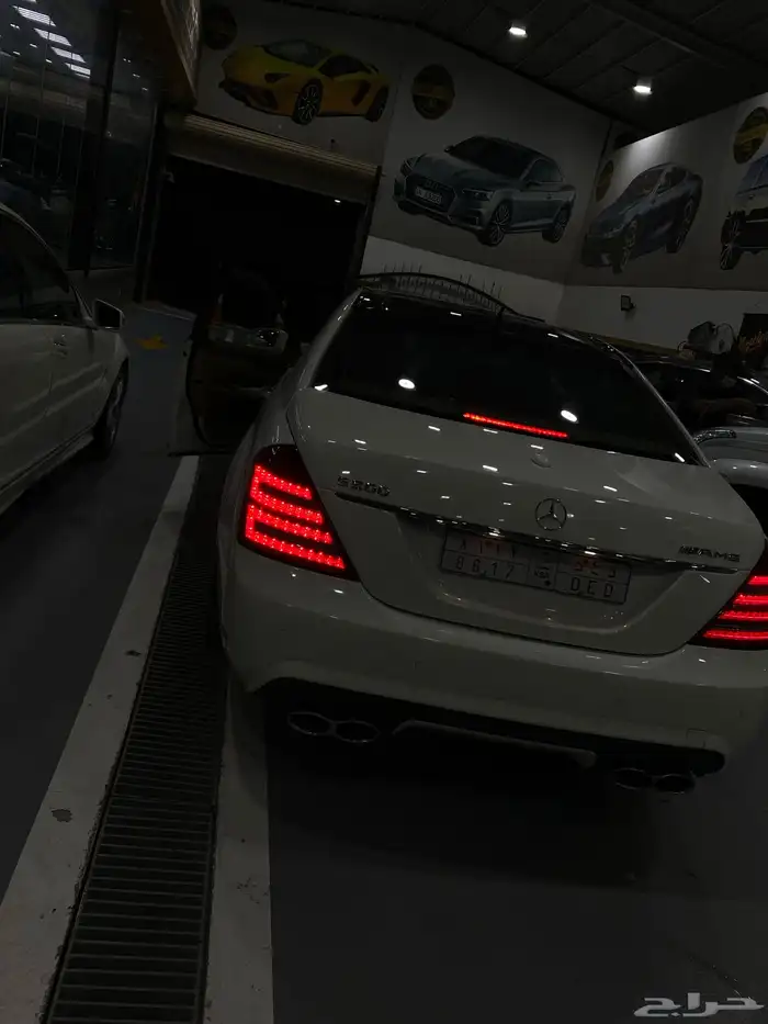 مرسيدس بنز موديل فل كامل أمريكي لون لؤلؤي 2009 4