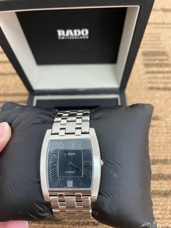 ساعة رادو فلورنس مربع رجالي اخت الجديده 24