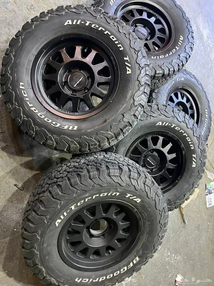 جنوط ميثود اصلي مع كفرات بي. أف حجري خمس حبات اف جي كانت 22