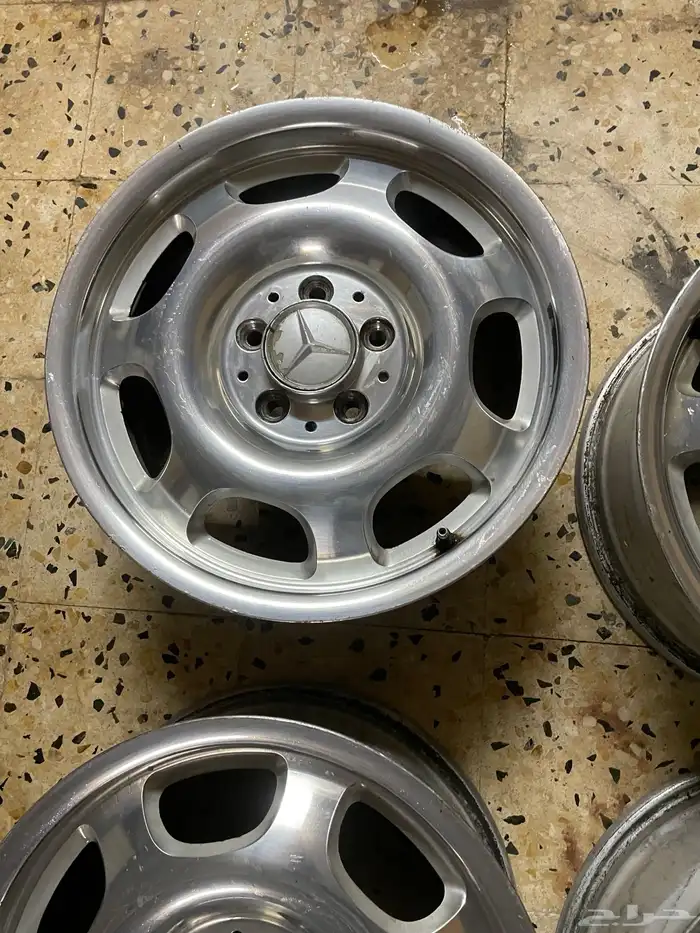 جنوط مرسيدس طقم مقاس 16 اصلي وكاله 13