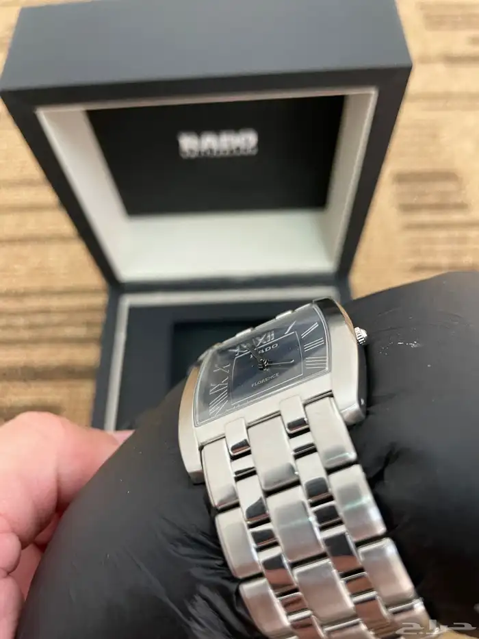 ساعة رادو فلورنس مربع رجالي اخت الجديده 26