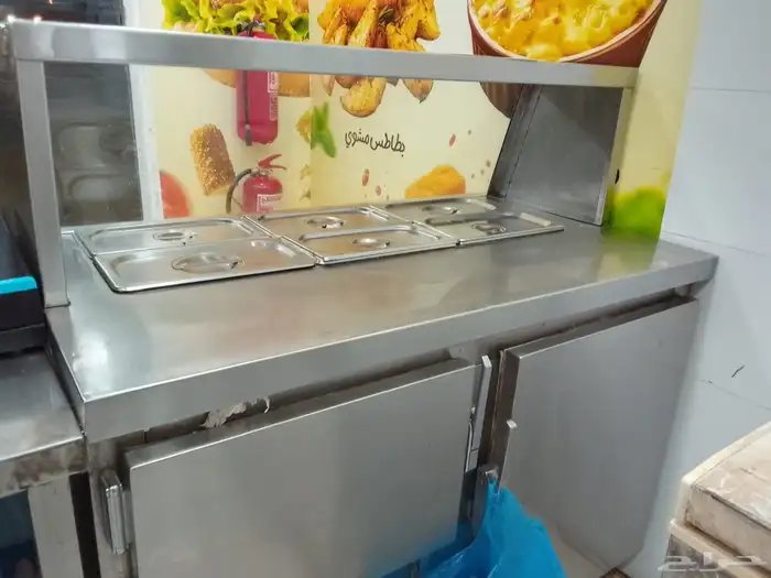 عندي محل بيتزا بقبل الأدوات كامل استخدام شهرين فقط 14