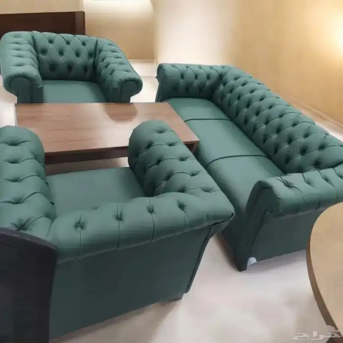 كنب مكتبي جلد فخم بتصاميم عصرية تناسب جميع المساحات 5