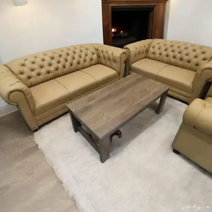 كنب مكتبي جلد فخم بتصاميم عصرية تناسب جميع المساحات 3