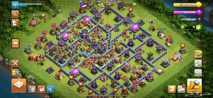 كلاش اف كلانس تون 15 ماكس 7