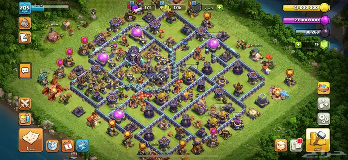 كلاش اف كلانس تون 15 ماكس 8