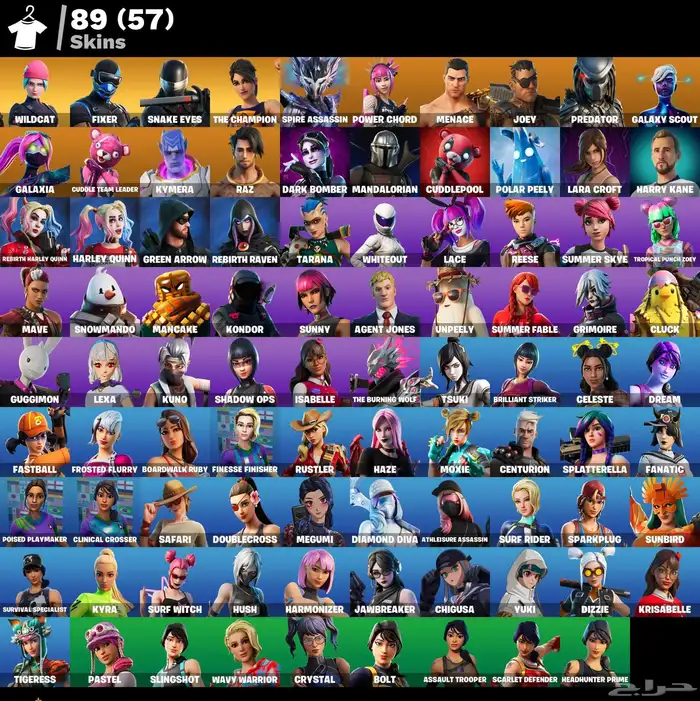 حساب فورت نايت 0