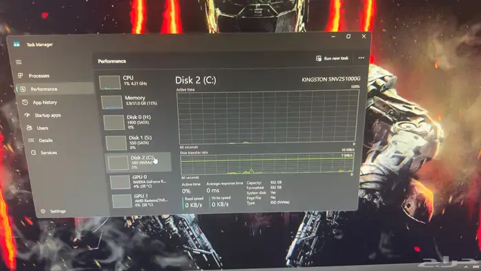 جهاز ألعاب كامل   ملحقاته احترافية (RTX4060Ti   Ryzen 7) 7