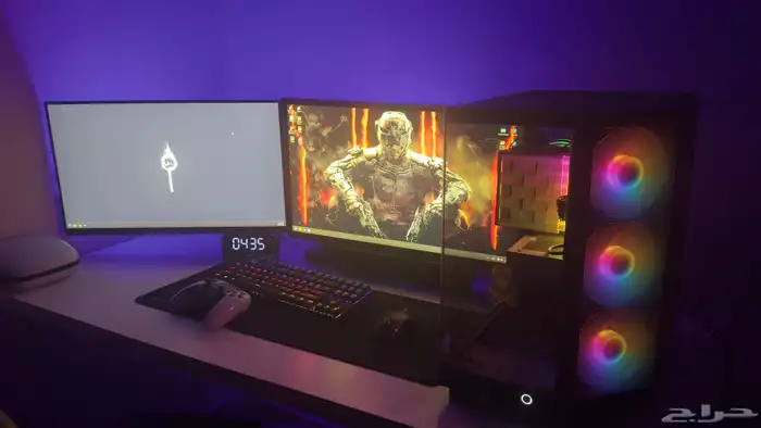 جهاز ألعاب كامل   ملحقاته احترافية (RTX4060Ti   Ryzen 7) 3